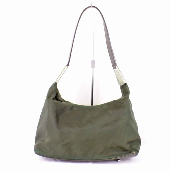 PRADA One Shoulder Bag Nylon Khaki Green - Picture 1 of 10